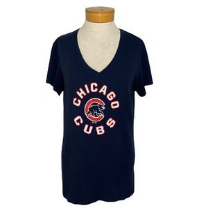 Chicago Bears Women’s V-neck Short Sleeve T-shirt Large